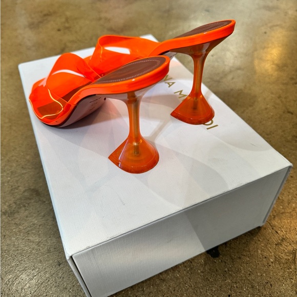 Amina Muaddi
Lupita Glass Heel
Like New 
Worn Once - Picture 3 of 4